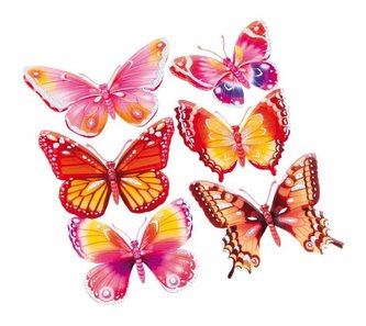 Small Foot Dekorativní nálepka na zeď motýlek