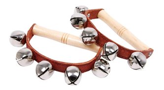 Small Foot Dětské hudební nástroje rolničkové chrastítko kulaté 1 ks