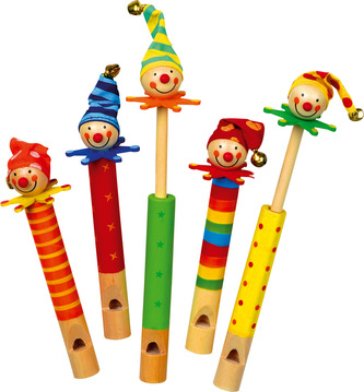 Small Foot Píšťalky klauni 5 ks