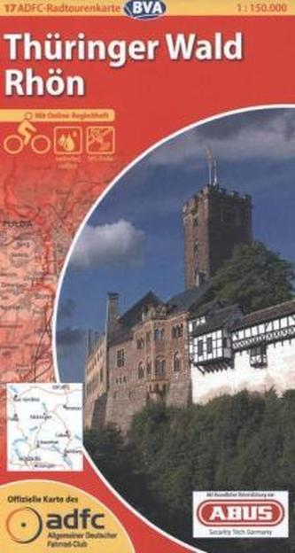 ADFC-Radtourenkarte Thüringer Wald, Rhön
