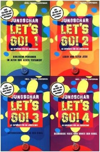 Jungschar let's go!, 4 Bde. m. 4 CD-ROMs