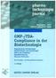 GMP-/FDA-Compliance in der Biotechnologie