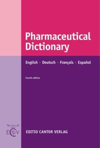 Pharmaceutical Dictionary, Englisch-Deutsch-Francais-Espanol