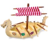 Small Foot Dřevěná vikingská loď