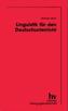Linguistik für den Deutschunterricht