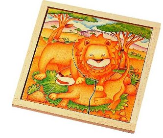 Voila Dřevěné puzzle LEV Voila Dřevěné puzzle LEV