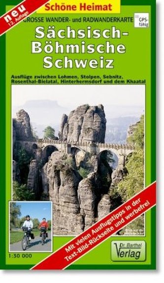 Doktor Barthel Karte Sächsisch-Böhmische Schweiz