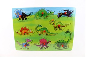 Dřevěná vkládačka Dinosauři