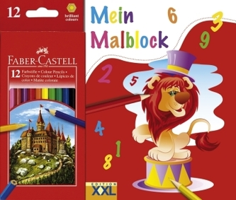 Mein Malblock, m. 12 Farbstiften