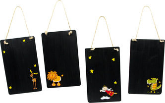 Small Foot Sada 4 kreslících tabulek s obrázky