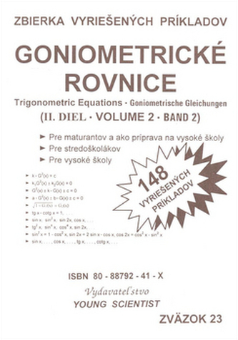 Goniometrické rovnice II. diel