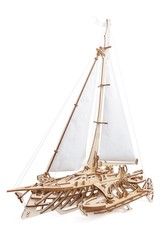 Ugears Dřevěná stavebnice 3D mechanické puzzle Plachetnice