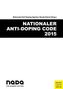 Nationaler Anti-Doping Code 2015
