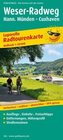 PublicPress Radwanderkarte Weser-Radweg. Hann. Münden - Cuxhaven. Leporello