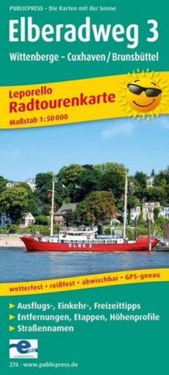 PublicPress Radwanderkarte Elberadweg. Tl.3