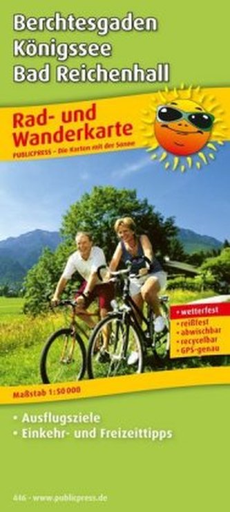PublicPress Rad- und Wanderkarte Berchtesgaden, Königssee, Bad Reichenhall