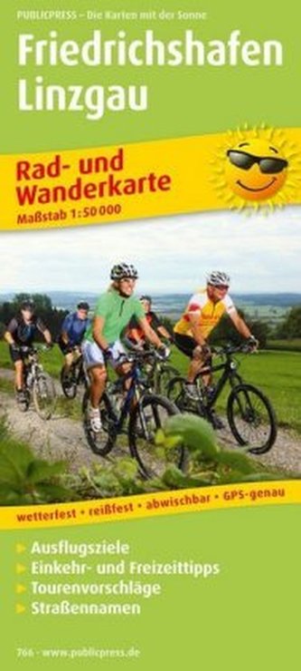 PublicPress Rad- und Wanderkarte Friedrichshafen