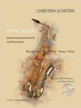 Das Impro-Buch, für Altsaxophon, m. Audio-CD