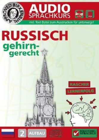 Russisch gehirn-gerecht, 2 Aufbau, Audio-Sprachkurs, Audio-CD