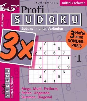 Profi-Sudoku 3er-Band. Nr.1