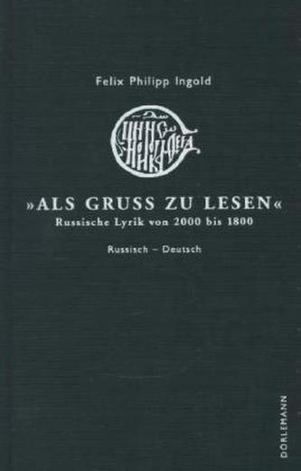 'Als Gruß zu lesen'