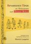 Renaissance-Tänze der Orchésographie nach Thoinot Arbeau, m. Audio-CD