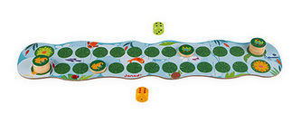 Hra pro děti Rychlá žabka Janod na koncentraci a rychlost od 3 let