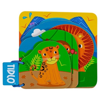 Tidlo Drevená knižka džungle