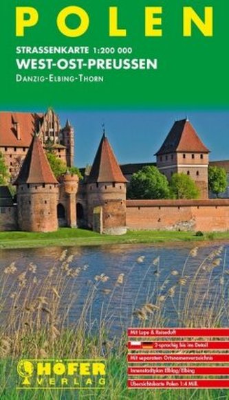 Höfer Straßenkarte Polen, West-Ost-Preußen