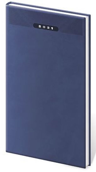 Diář 2021: Print modrá, kapesní týdenní, 80x150