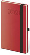Diář 2021: New Praga červená, kapesní týdenní, 80x150