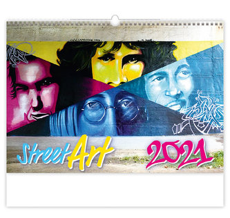 Kalendář 2021 nástěnný: Street Art, 450x315