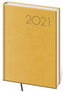 Diář 2021: Print žlutá, A5 denní, 145x205