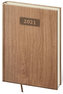 Diář 2021: Wood světle hnědá, A5 týdenní, 145x205