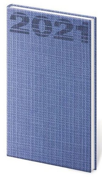 Diář 2021: Coco modrá, kapesní týdenní, 80x150