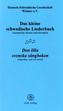 Das kleine schwedische Liederbuch. Den lilla svenska sangboken