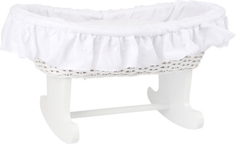 Small Foot Kolíska pre bábiky Bassinet biela