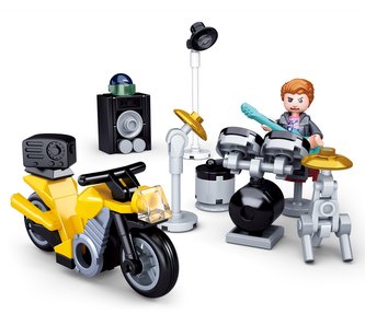Sluban Town Motorky M38-B0717B Bubeník s  motorkou