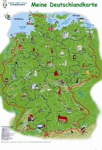 Meine Deutschlandkarte, Kinderdeutschlandkarte