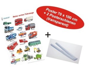 Meine ersten Fahrzeuge, Poster + 2 Posterschienen
