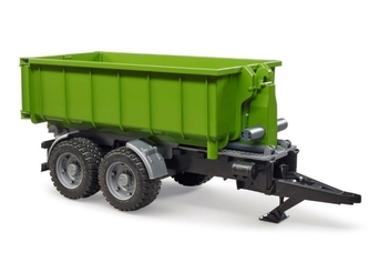 Bruder Zelený automobil so sklápacím kontajnerom mierka: 1:16