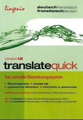translate quick Französisch Version 12, 1 CD-ROM