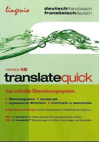 translate quick Französisch Version 12, 1 CD-ROM