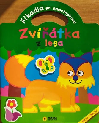 Říkadla se samolepkami - Zvířátka z lesa