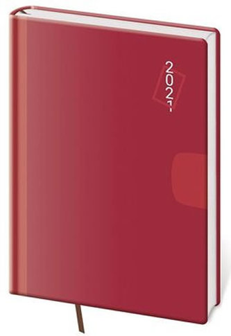 Diář 2021: Vario Red, A5 denní, 145x205