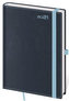Diář 2021: Double Blue, A5 týdenní, 145x205, s poutkem na propisku