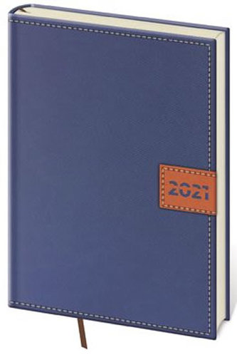 Diář 2021: Toledo modrá, A5 týdenní, 145x205