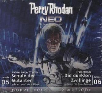 Perry Rhodan, NEO - Schule der Mutanten. Die dunklen Zwillinge, 2 MP3-CDs