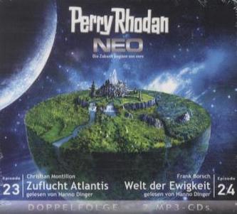 Perry Rhodan NEO - Zuflucht Atlantis. Welt der Ewigkeit, 2 MP3-CDs