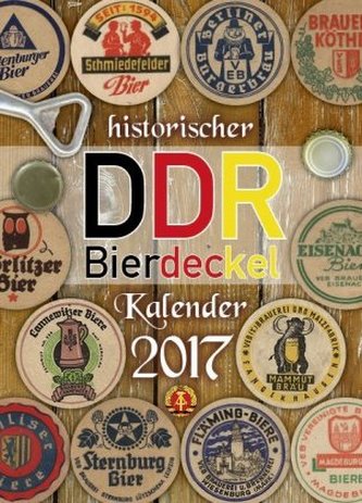 Historischer DDR Bierdeckelkalender 2017
